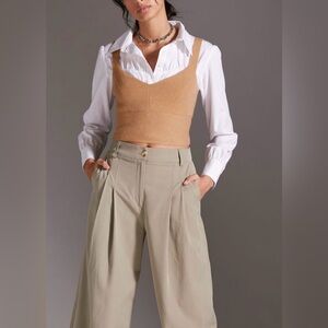 VGUC Anthropologie Cashmere Cropped Sweater Size S